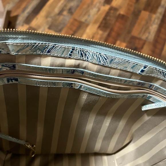 Brahmin Copa Cabana Sky Blue Leather Bag - Picture 12 of 14